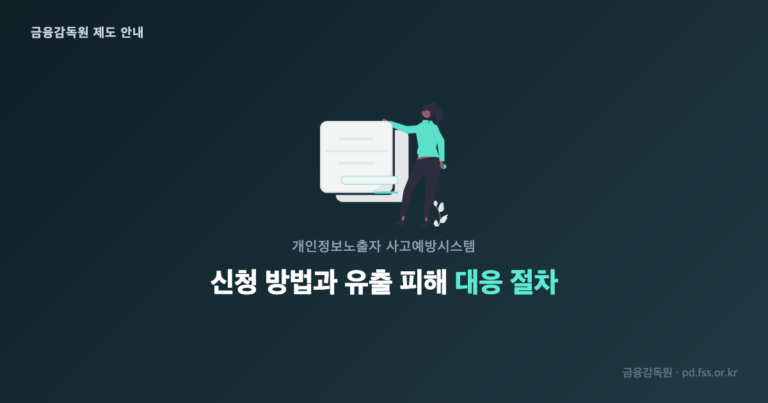 개인정보노출자 사고예방시스템
