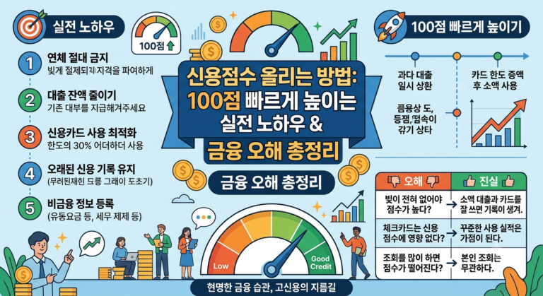 신용점수 올리는 방법