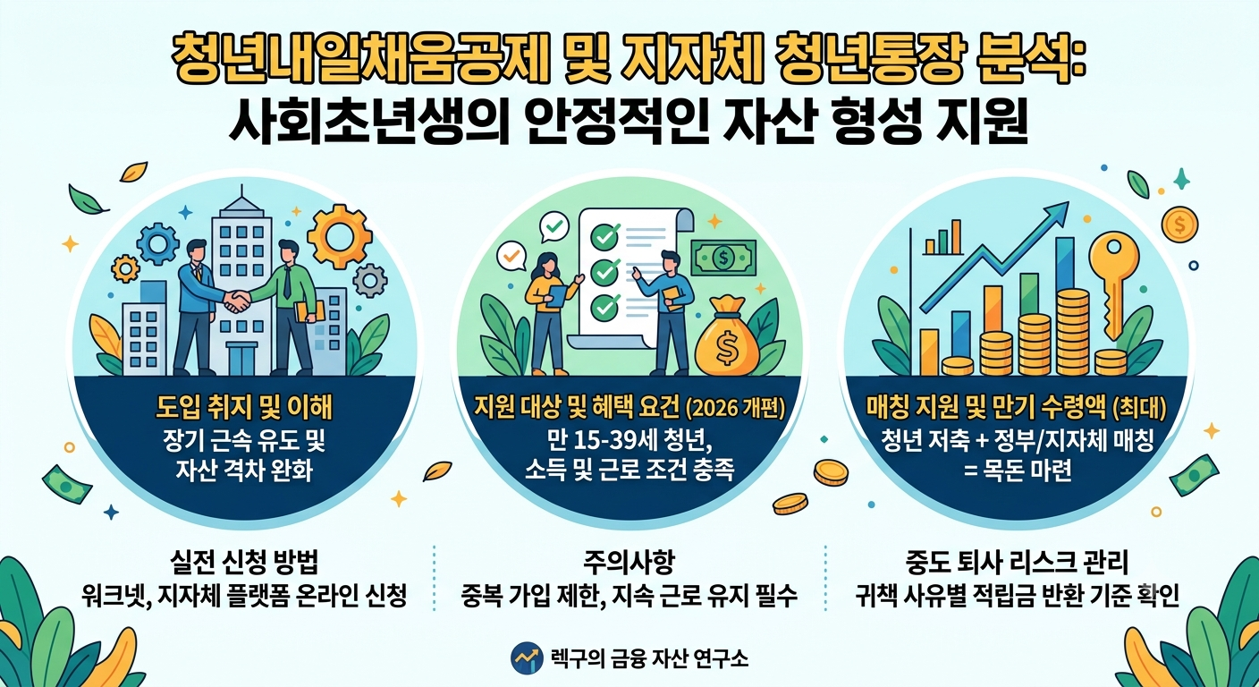 청년내일채움공제 지자체 청년통장