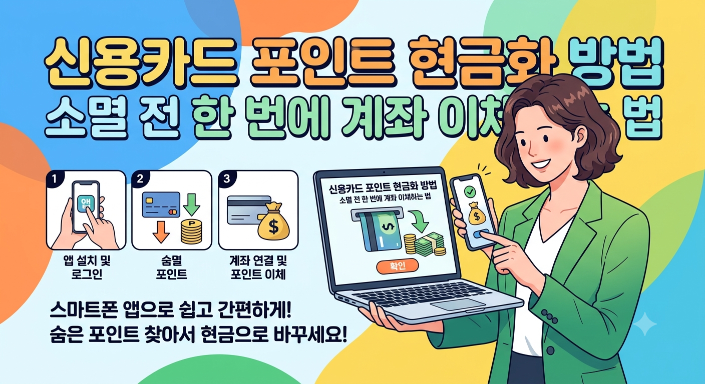 신용카드 포인트 현금화 방법