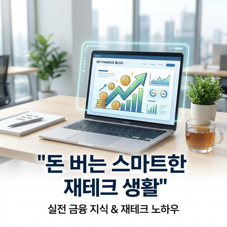 Laptop screen showing graphs, charts, and coins representing financial growth