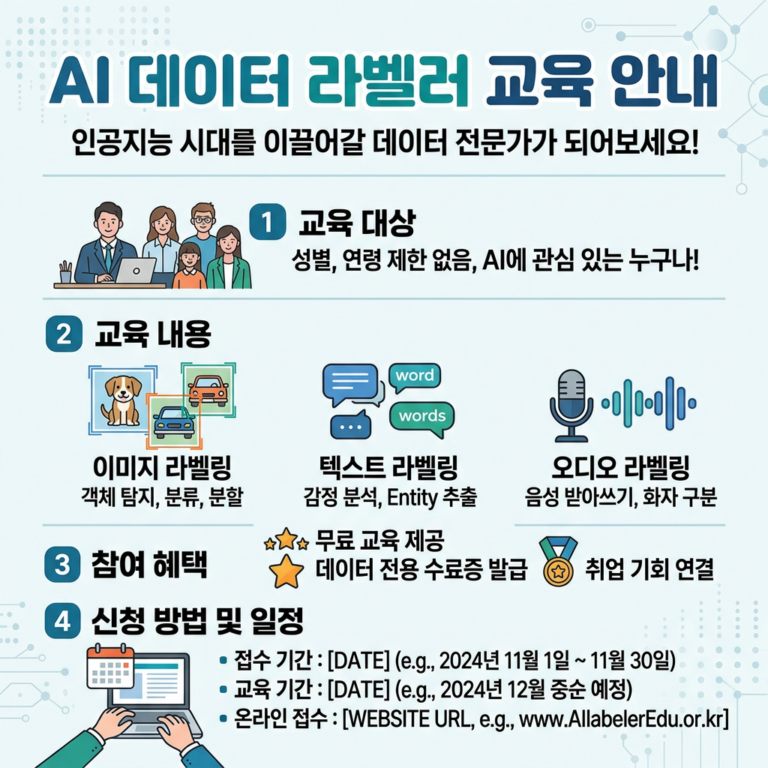 AI 데이터 라벨러 교육 안내