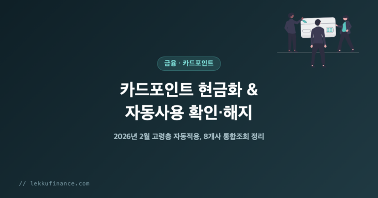카드포인트 현금화